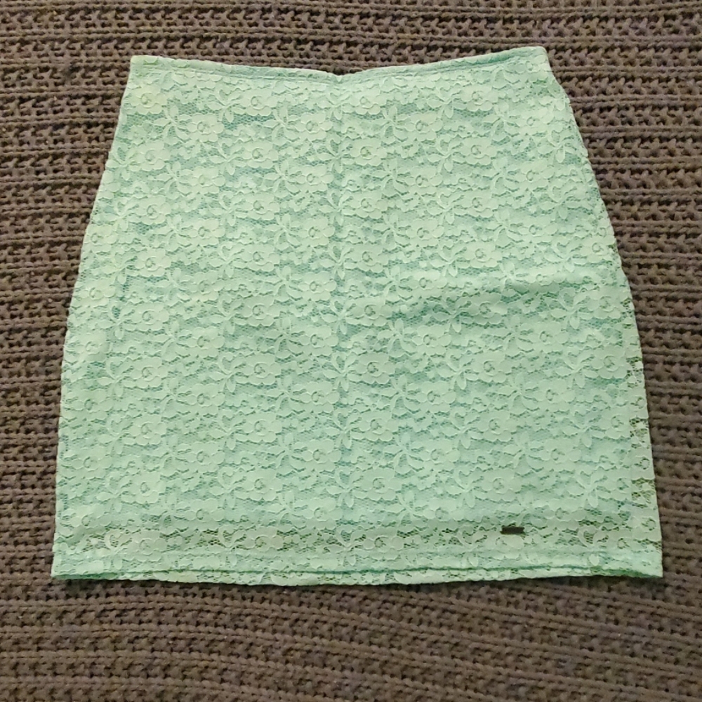 Mint Lace Skirt